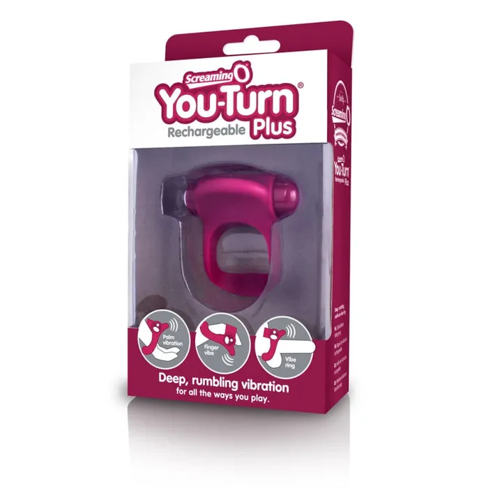 Screaming O Charged You Turn Plus - Merlot - Each | Male Sex Toys