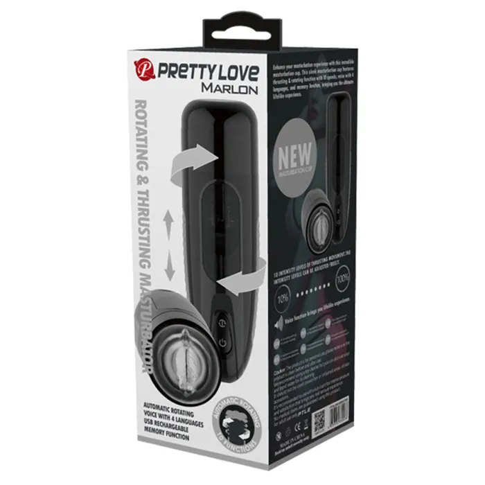Vibrators | Pretty Love Pretty Love Marlon - Black Vibrators | Pretty Love Pretty Love Marlon - Black