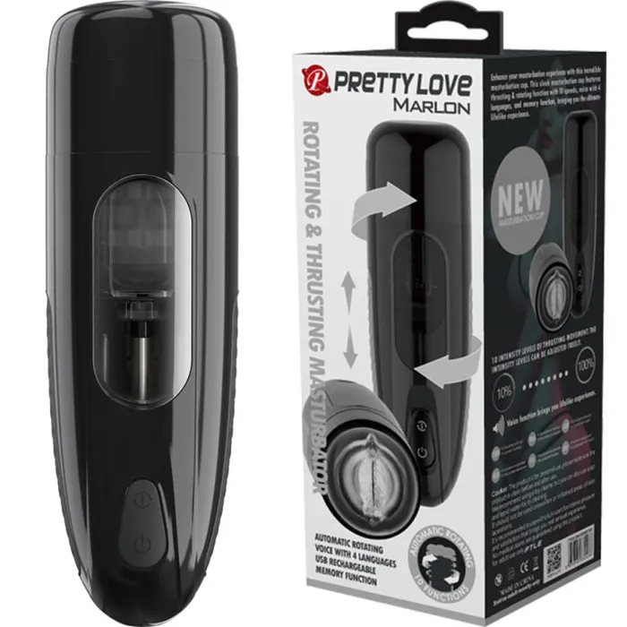 Vibrators | Pretty Love Pretty Love Marlon - Black Vibrators | Pretty Love Pretty Love Marlon - Black