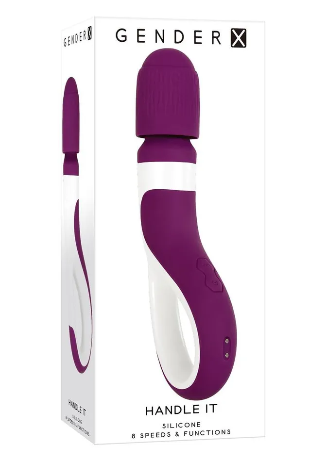 Gender X Handle It Rechargeable Silicone Wand Vibrator Gender X Female Sex Toys