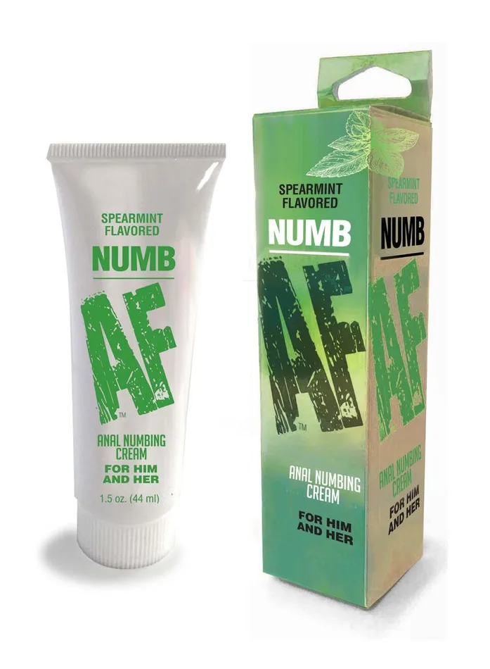 Anal Little Genie Numb Af Desensitizing Anal Cream Mint