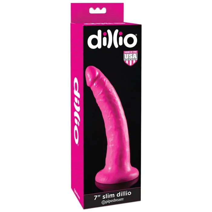 Dillio Slim 7 Dildo Pink HOL Dildos