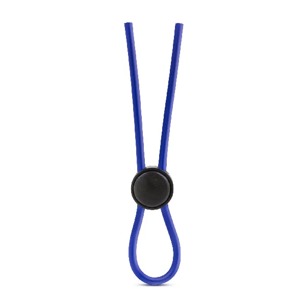 Blush Male Sex Toys Stay Hard Silicone Loop Cock Ring Blue