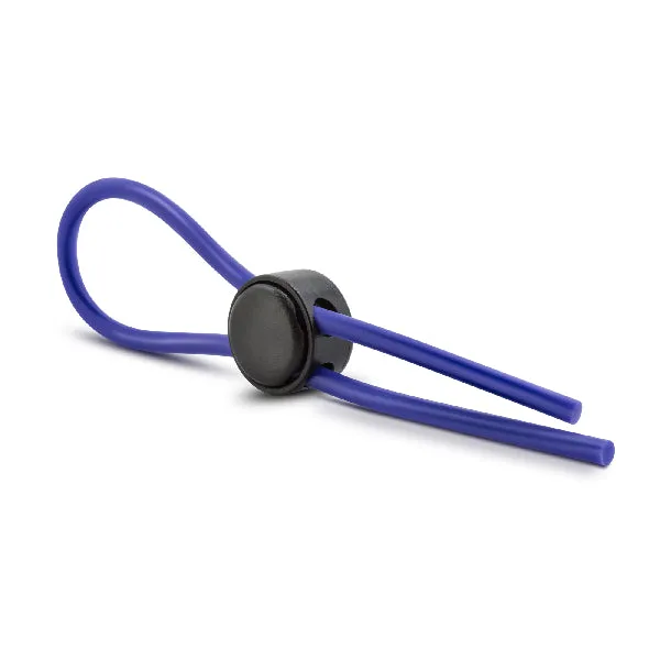 Blush Male Sex Toys Stay Hard Silicone Loop Cock Ring Blue