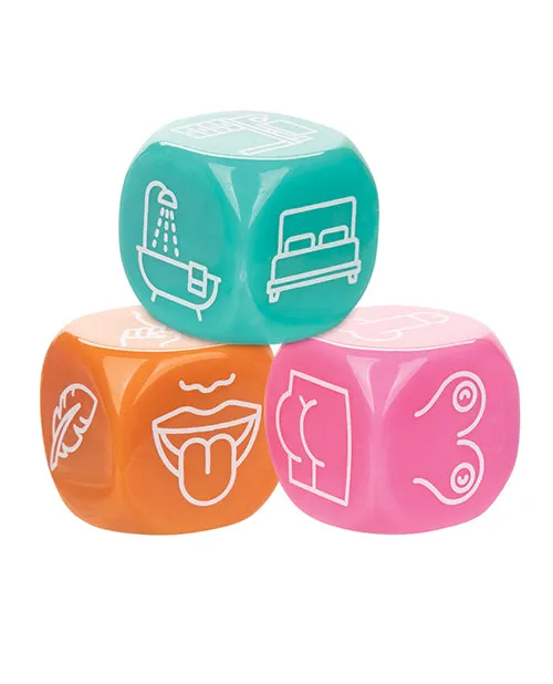 Female Sex Toys Naughty Bits Roll With It Icon Based Sex Dice CalExotics