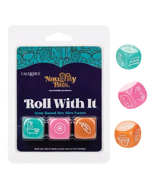 Female Sex Toys Naughty Bits Roll With It Icon Based Sex Dice CalExotics