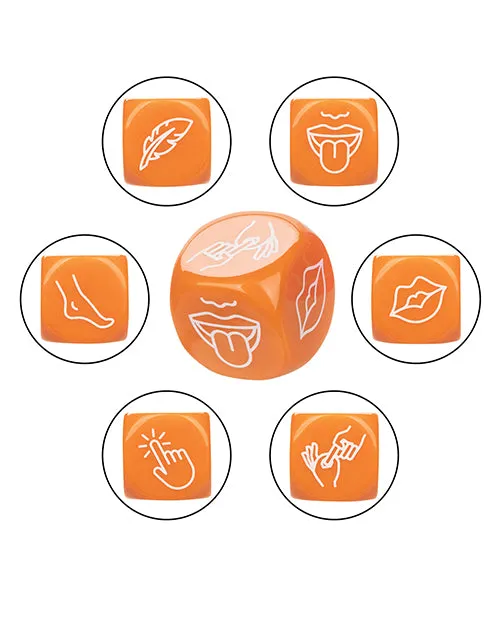 Female Sex Toys Naughty Bits Roll With It Icon Based Sex Dice CalExotics