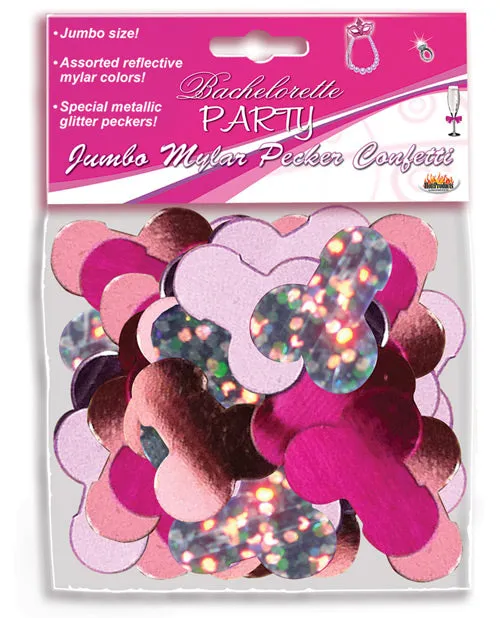 Vibrators Jumbo Mylar Pecker Party Confetti Hott Products