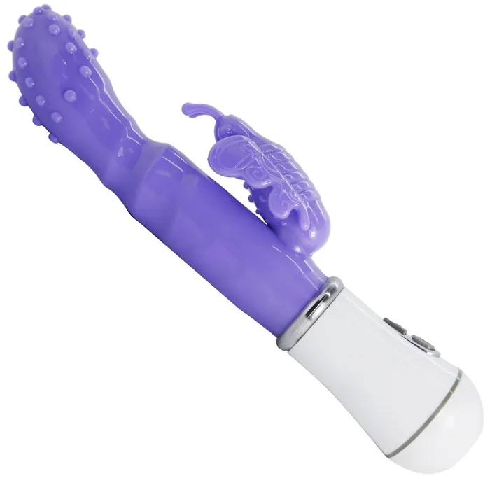 Vibrators Pink BOB DualAction Bumpy Butterfly Vibrator