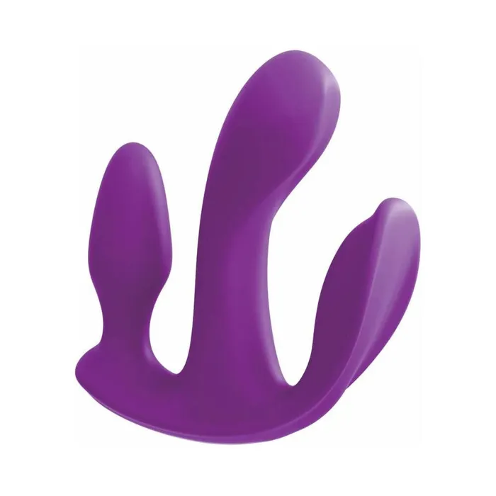 Female Sex Toys Pipedream 3Some Total Ecstasy Triple Stimulation Silicone Vibrator 3Some