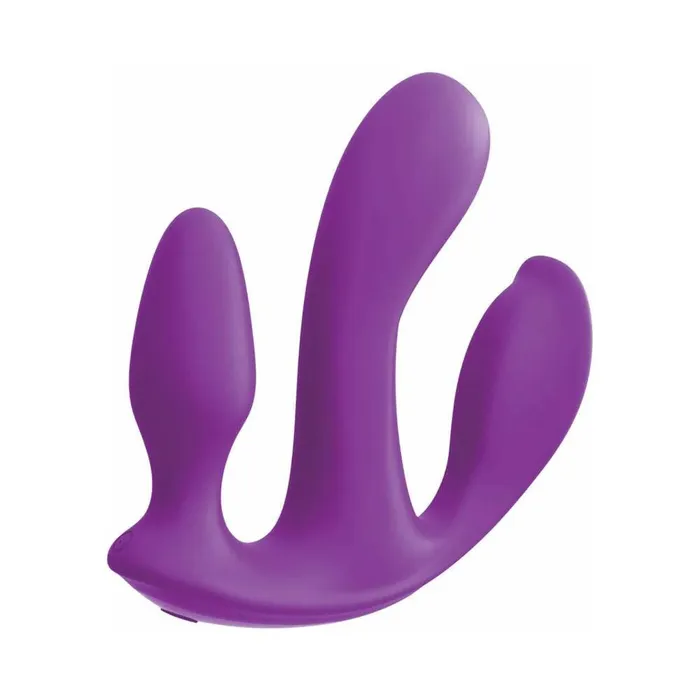 Female Sex Toys Pipedream 3Some Total Ecstasy Triple Stimulation Silicone Vibrator 3Some