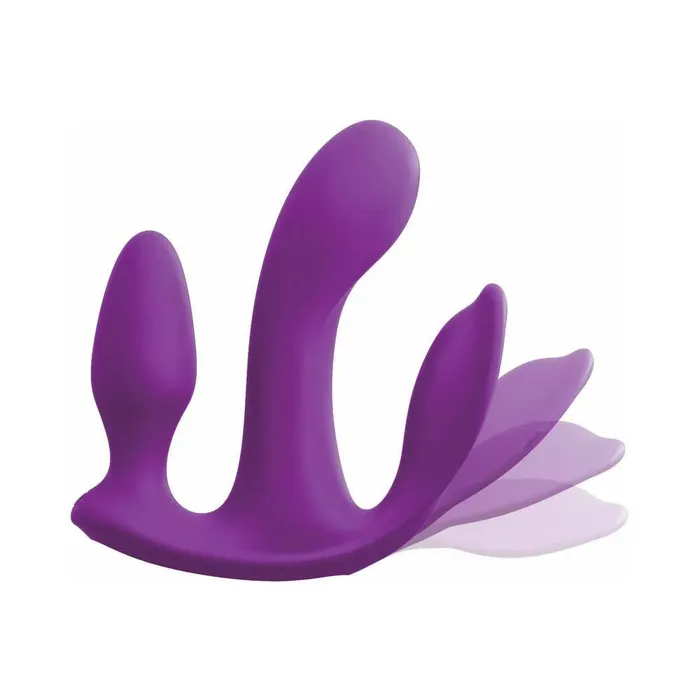 Female Sex Toys Pipedream 3Some Total Ecstasy Triple Stimulation Silicone Vibrator 3Some