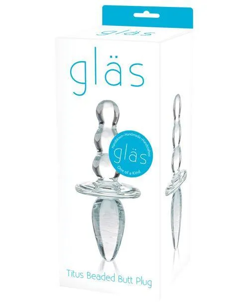 Glas Glas Titus Beaded Glass Butt Plug Anal