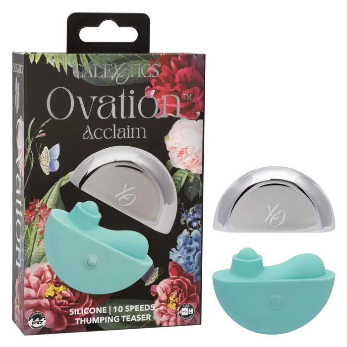 Ovation CalExotics Ovation Acclaim Rechargeable Silicone Thumping Clitoral Stimulator Female Sex Toys Ovation CalExotics Ovation Acclaim Rechargeable Silicone Thumping Clitoral Stimulator Female Sex Toys
