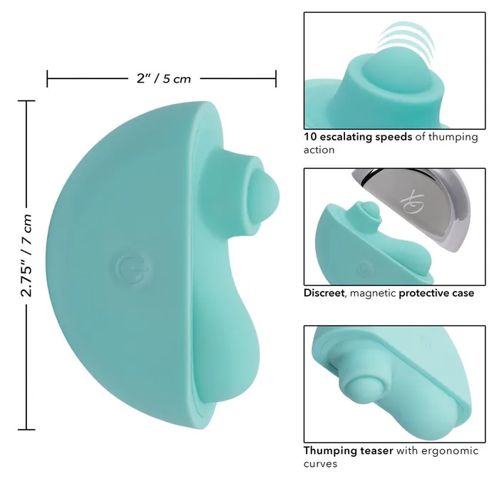 Ovation CalExotics Ovation Acclaim Rechargeable Silicone Thumping Clitoral Stimulator Female Sex Toys