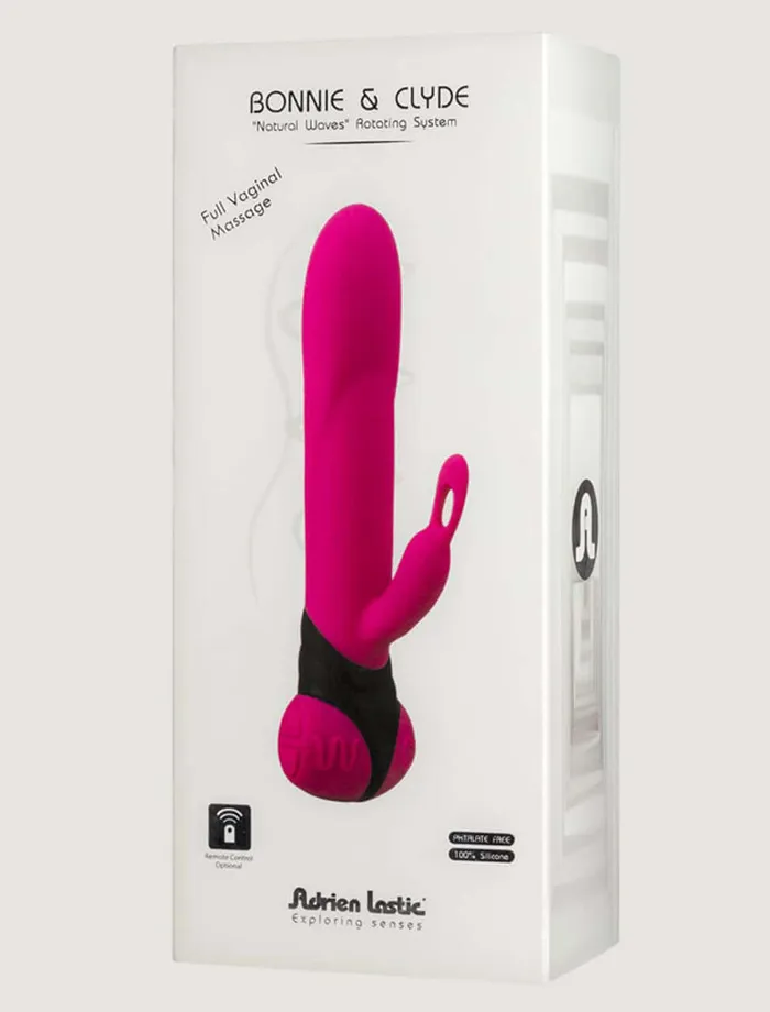 Adrien Lastic Female Sex Toys Bonnie Clyde Rechargeable Rabbit Vibrator