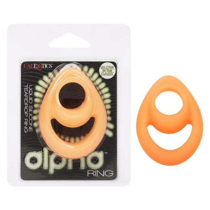 California Exotic Novelties Female Sex Toys Alpha GlowInTheDark Liquid Silicone Teardrop Ring Premium Stamina Enhancer California Exotic Novelties Female Sex Toys Alpha GlowInTheDark Liquid Silicone Teardrop Ring Premium Stamina Enhancer