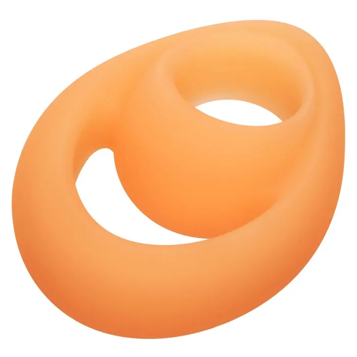California Exotic Novelties Female Sex Toys Alpha GlowInTheDark Liquid Silicone Teardrop Ring Premium Stamina Enhancer