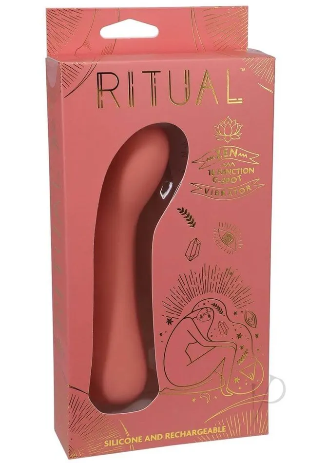Doc Johnson Enterprises Female Sex Toys Ritual Zen Orange Silicone GSpot Vibrator Doc Johnson Enterprises Female Sex Toys Ritual Zen Orange Silicone GSpot Vibrator
