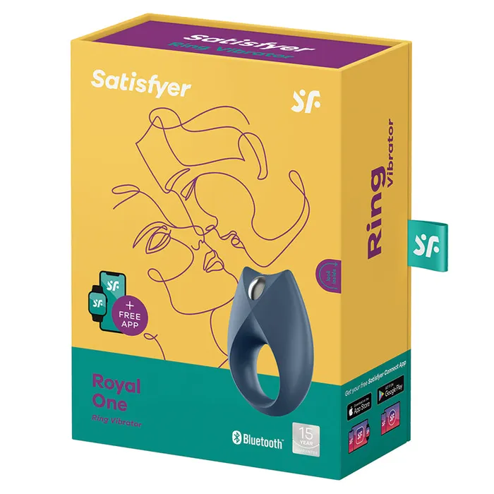 Satisfyer Royal One Ring VibratorBlue SATISFYER Vibrators