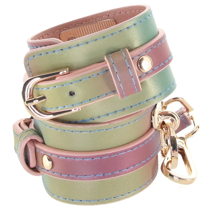 Spectra Bondage Wrist Cuffs in Rainbow ns novelties Couples Spectra Bondage Wrist Cuffs in Rainbow ns novelties Couples
