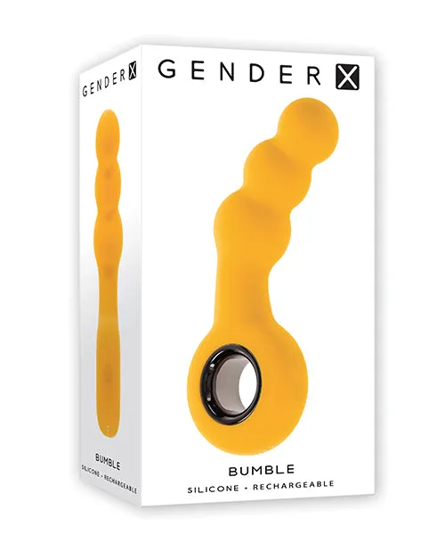 Anal Gender X Gender X Bumble Angled Plug Yellow