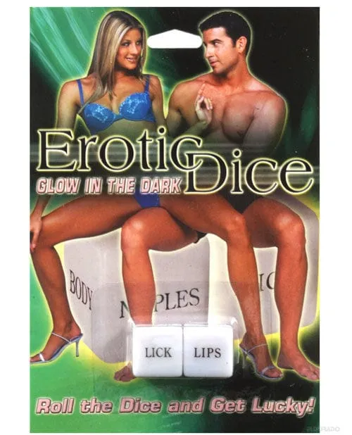 Erotic Dice In Couples Packaging Glow In The Dark Pipedream Products Female Sex Toys Erotic Dice In Couples Packaging Glow In The Dark Pipedream Products Female Sex Toys