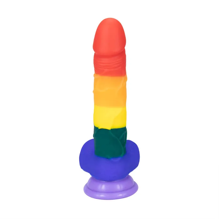 Female Sex Toys Honeysx Honeysx Silicone colored rainbow realistic dildo