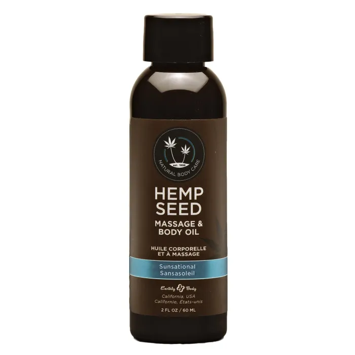 Hemp Seed Massage and Body Oil Sunsational Earthly Body Couples