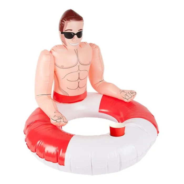 Inflatabale Lifeguard Hunk Swim Ring Fever Lingerie Male Sex Toys