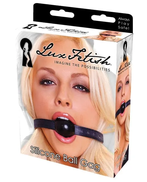 Lux Fetish Lux Fetish Silicone Ball Gag Male Sex Toys