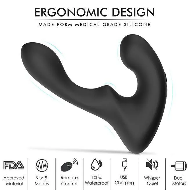 Male Sex Toys PHANXY PHANXY WaveMotion Vibrating Prostate Massager