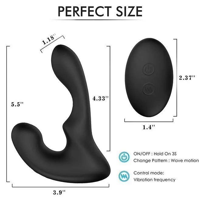 Male Sex Toys PHANXY PHANXY WaveMotion Vibrating Prostate Massager