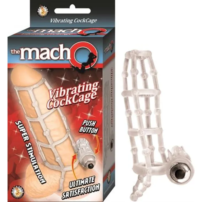 The Macho Vibrating Cockring Clear Nasstoys Dildos