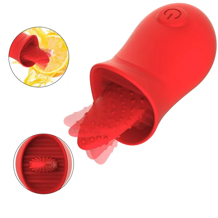 Touch Honey Vibrators LolaClit Licking Tongue Rose Sex Toy Vibrator Stimulator for Women