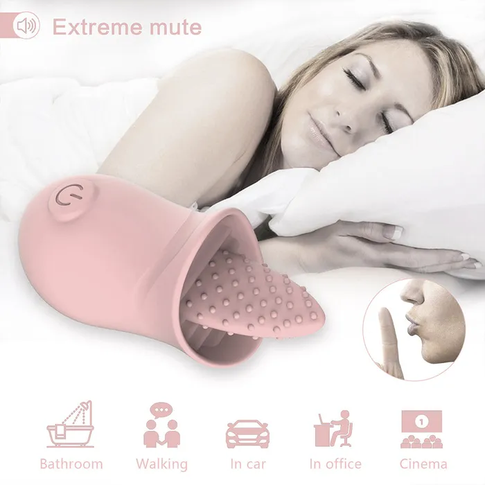 Touch Honey Vibrators LolaClit Licking Tongue Rose Sex Toy Vibrator Stimulator for Women