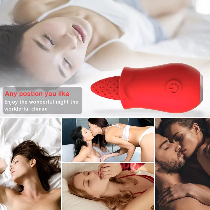 Touch Honey Vibrators LolaClit Licking Tongue Rose Sex Toy Vibrator Stimulator for Women