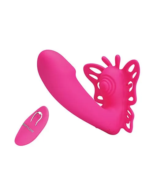 Vibrators Pretty Love Pretty Love Katherine Wearable Butterfly Vibrator Fuchsia Vibrators Pretty Love Pretty Love Katherine Wearable Butterfly Vibrator Fuchsia