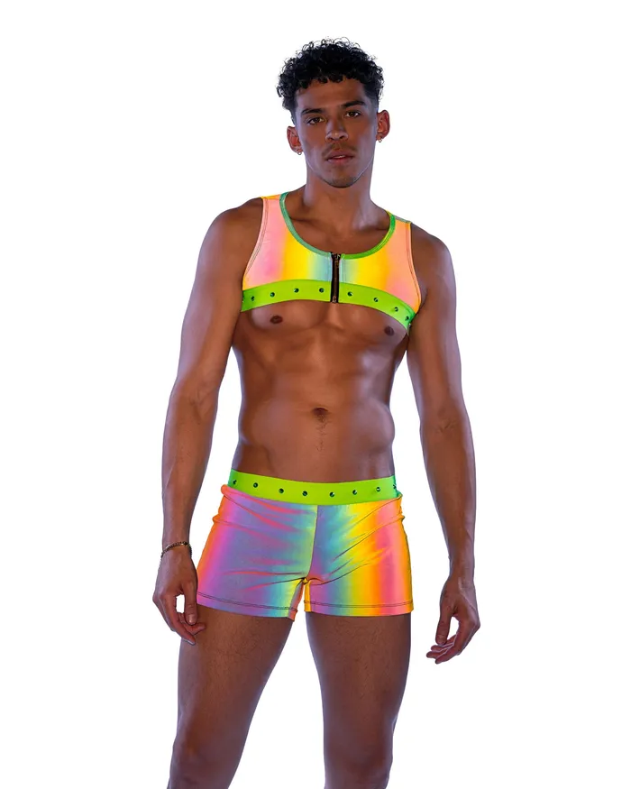 6533 Reflective Cropped Top Roma Costume Inc Vibrators 6533 Reflective Cropped Top Roma Costume Inc Vibrators