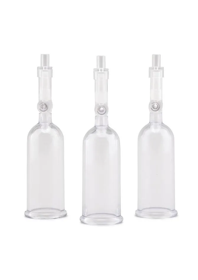 Lux Fetish Female Sex Toys Lux Fetish Nipple Suckers with Clitoral Pump