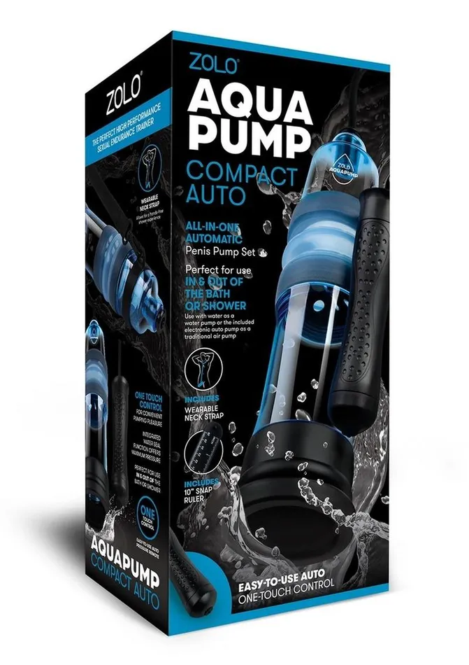 Male Sex Toys Zolo ZOLO Aquapump Compact Auto Penis Pump