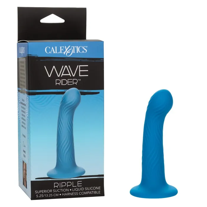CalExotics Vibrators Wave Rider Ripple Blue