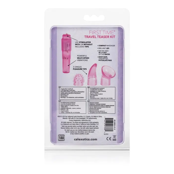 Female Sex Toys CalExotics First Time Travel Teaser Kit 