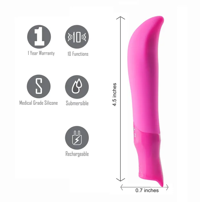 Maia Toys Maddie Silicone GSpot Vibrator Pink Vibrators Maia Toys Maddie Silicone GSpot Vibrator Pink Vibrators