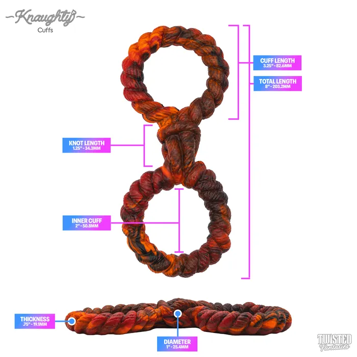 Premade Knaughty Cuffs the BDSM Restraint Twisted Fantasies Dildos