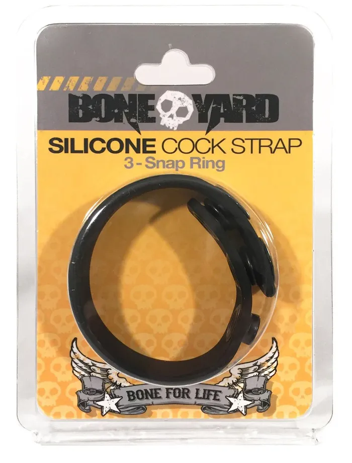Rascal Boneyard Anal Boneyard Cock Strap Black