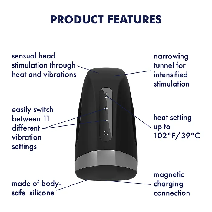Vibrators Satisfyer Satisfyer Men Heat Vibration