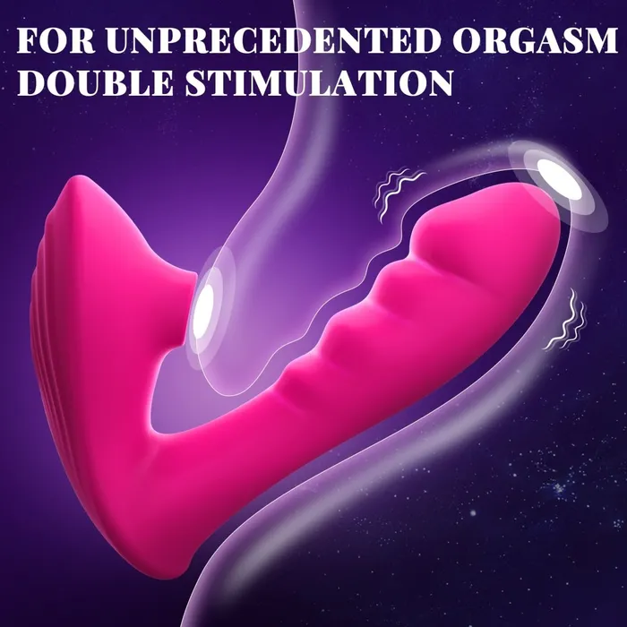 10 Sucking Modes GSpot Stimulation Wearable Sucking Vibrator Sohimi Vibrators