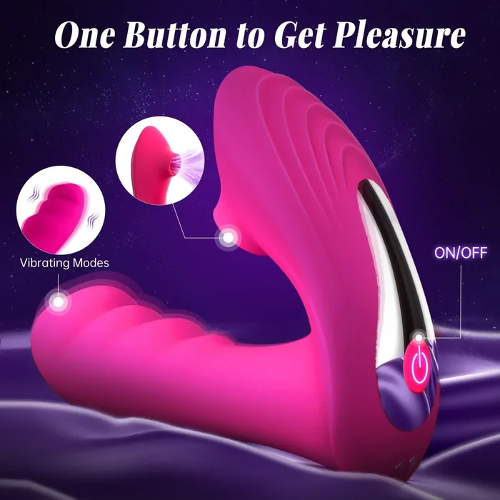 10 Sucking Modes GSpot Stimulation Wearable Sucking Vibrator Sohimi Vibrators
