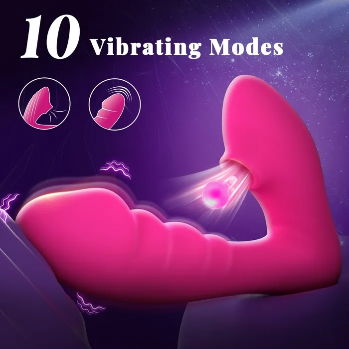 10 Sucking Modes GSpot Stimulation Wearable Sucking Vibrator Sohimi Vibrators